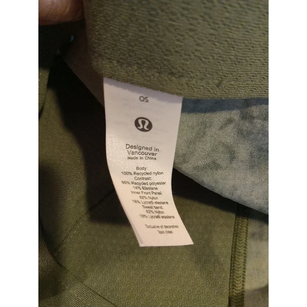 Lululemon Women‎ Aquila Green Adjustable Strap Athletic Running EUC Size OS